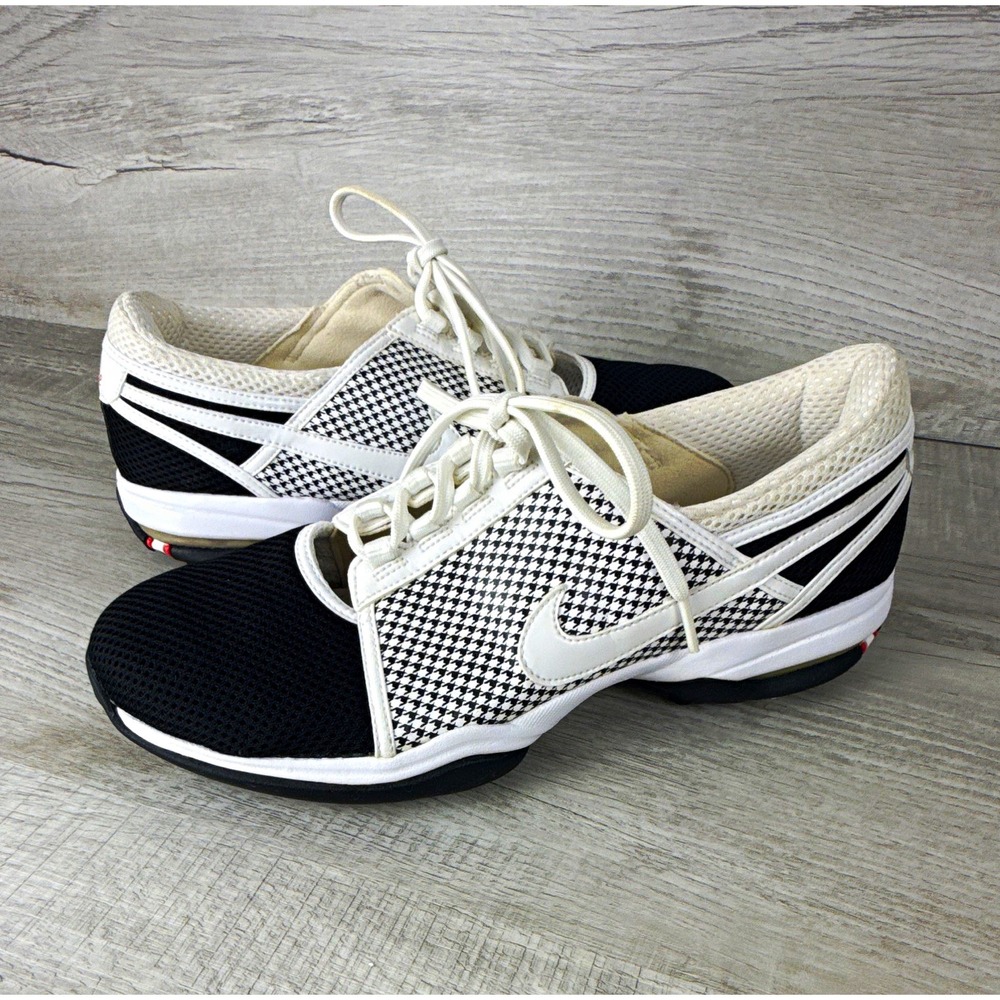 Nike Air Summer Lite Womens 9.5 Golf Shoes Black White Spiked Retro 317620-011
